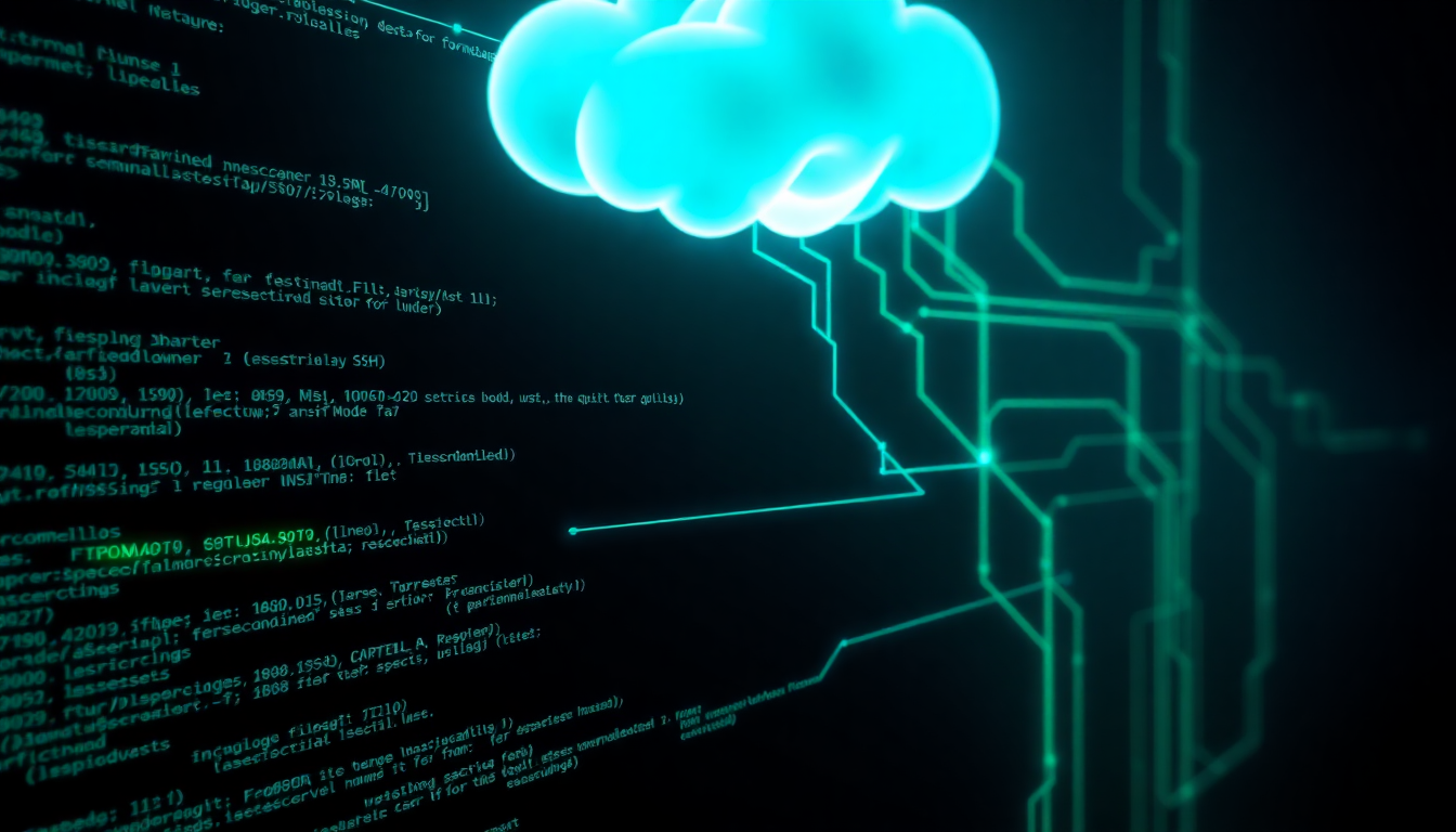 Abstract visualization of terminal and cloud data transfer